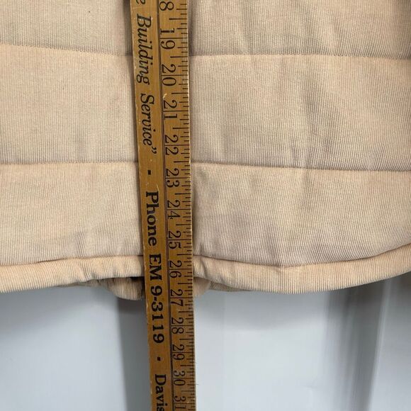 Idyllwind Beige Long Sleeve Knox Corduroy Fringe Puffer Jacket Size XL - Picture 9 of 9
